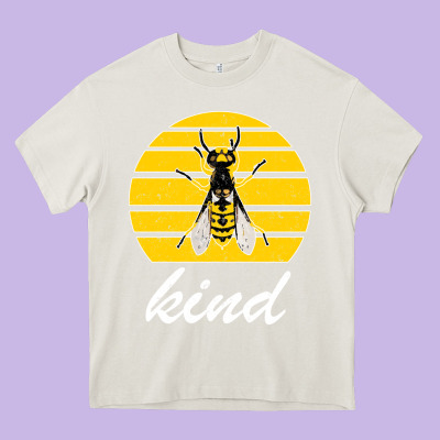 Bee Kind Heavy Core Tee Designed By Bettercallsaul