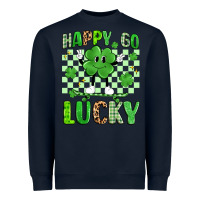 Navy happy go lucky Heavyweight Sweatshirt - Artiststas