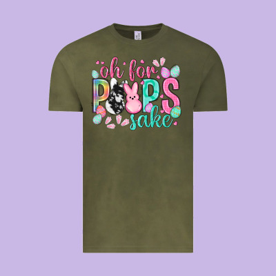 Oh For Peeps Sake Cowhide Easter Day Vintage Tee Designed By Howdyjamesfarm
