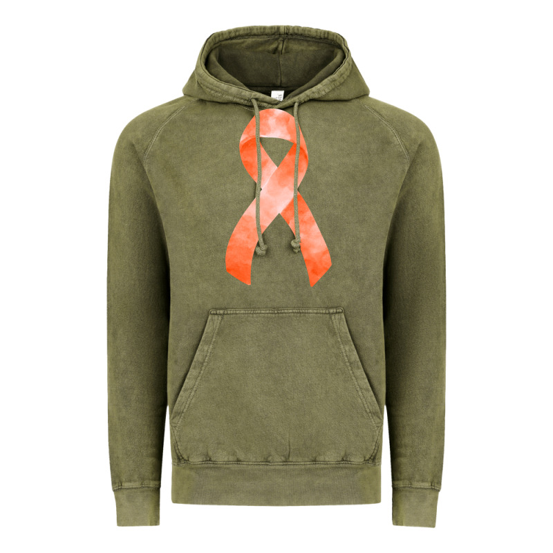 Kidney Cancer Ribbon Fa Element Vintage Hoodie by FaDigitalArtStudio | Teevron