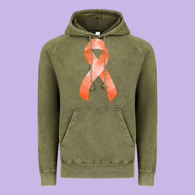 Kidney Cancer Ribbon Fa Element Vintage Hoodie Designed By Fadigitalartstudio