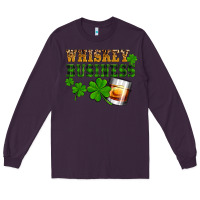 Plum St. Patrick's Day whiskey business Long Sleeve Tee - OliviaCreatesArt