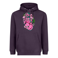 Cancer Boxing Gloves With Ribbon Heavyweight Hoodie | Teevron