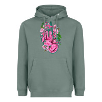 Sage cancer boxing gloves with ribbon Heavyweight Hoodie - AdoDesignShop