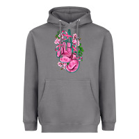 Storm cancer boxing gloves with ribbon Heavyweight Hoodie - AdoDesignShop