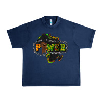 Navy Power Black History Urban Heavy Tee - HowdyJamesFarm