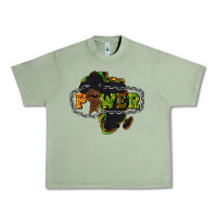 Oil Green Power Black History Urban Heavy Tee - HowdyJamesFarm