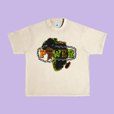 Power Black History Urban Heavy Tee Designed By Howdyjamesfarm