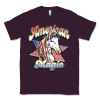 Plum American unicorn magic Classic Tee - HowdyJamesFarm