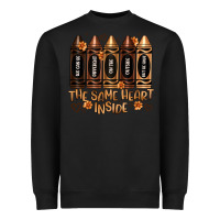 Black the same heart inside artiststas Heavyweight Sweatshirt - Artiststas