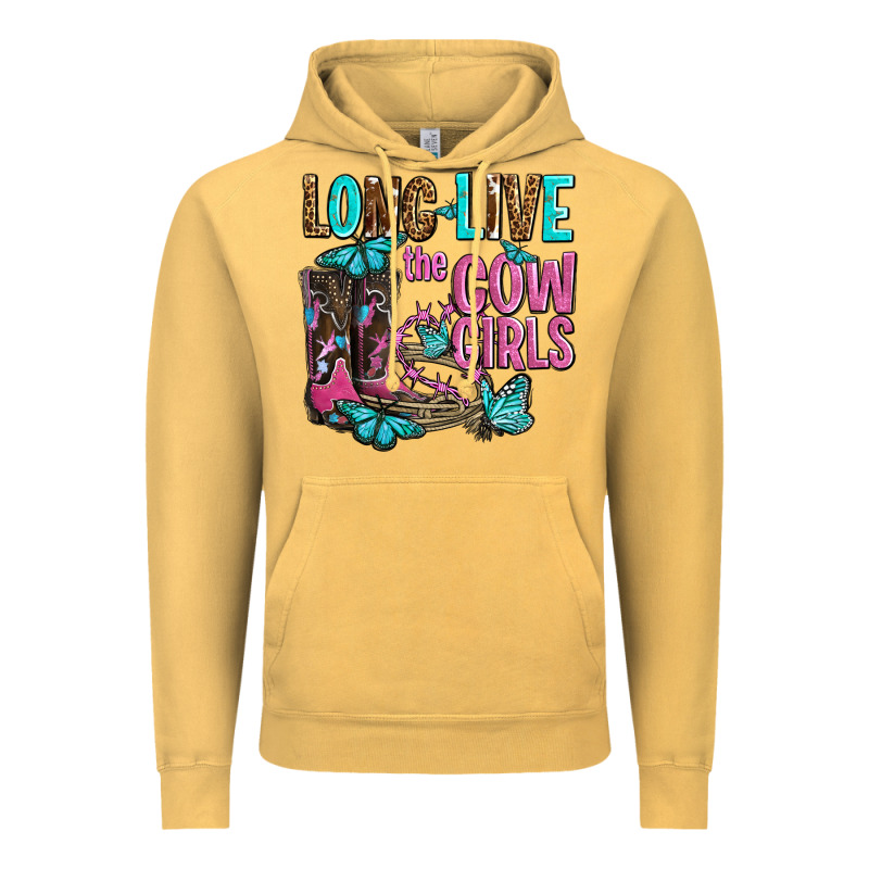 Long Live The Cowgirls Olivia Vintage Hoodie by OliviaCreatesArt | Teevron