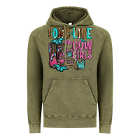 Vintage Olive long live the cowgirls olivia Vintage Hoodie - OliviaCreatesArt