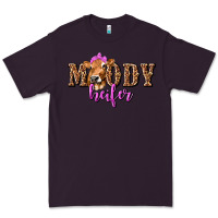 Plum Moody Heifer with Leopard Premium Tee - texasbilliewilder