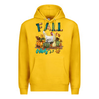 Lemon Fall Vibes Chicken Premium Hoodie - LillyAllenDesigns