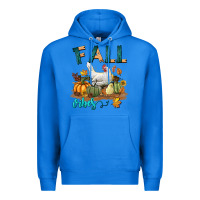 True Royal Fall Vibes Chicken Premium Hoodie - LillyAllenDesigns