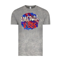 Cloud Rock America vibes with gnome Vintage Tee - HowdyJamesFarm