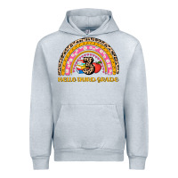 Heather Grey back to school rainbow hello third grade Urban Hoodie - AdoDesignShop