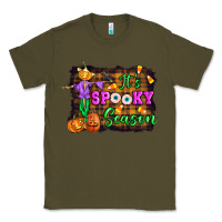 Army Green it's spooky season halloween Classic Tee - Artiststas
