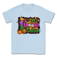Dusty Blue it's spooky season halloween Classic Tee - Artiststas