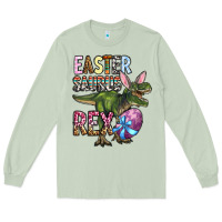 Matcha Easter Saurus Rex Long Sleeve Tee - OliviaCreatesArt