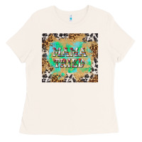 Bone mama tried with leopard and cowhide tumbler tbs Ladies Tee - TumblerDesignByShophia