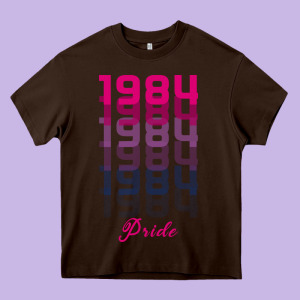 Pride 1984 Heavy Core Tee Designed By Bettercallsaul