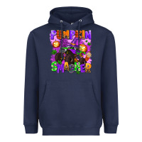 Navy pumpkin smasher Heavyweight Hoodie - AdoDesignShop