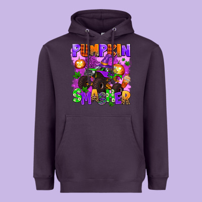 Pumpkin Smasher Heavyweight Hoodie Designed By Adodesignshop