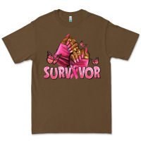 Cacao Breast Cancer survivor afro nails Premium Tee - NancyCooperArtShop