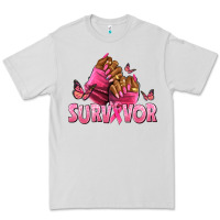 Dove Grey Breast Cancer survivor afro nails Premium Tee - NancyCooperArtShop