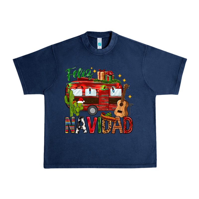 Feliz Navidad Christmas Mexico Urban Heavy Tee by HowdyJamesFarm | Teevron