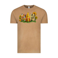 Vintage Camel Mom gnome sunflower Vintage Tee - CowGirlArtShop