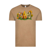 Vintage Coffee Mom gnome sunflower Vintage Tee - CowGirlArtShop