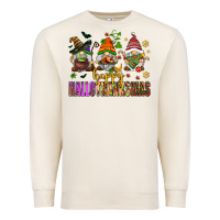 Sandshell happy hallothanksmas gnomes Premium Sweatshirt - AdoDesignShop