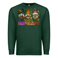 Sports Green happy hallothanksmas gnomes Premium Sweatshirt - AdoDesignShop