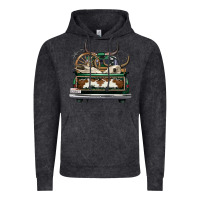 Vintage Black cowhide and hunter truck olivia Vintage Hoodie - OliviaCreatesArt