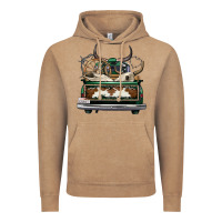 Vintage Coffee cowhide and hunter truck olivia Vintage Hoodie - OliviaCreatesArt
