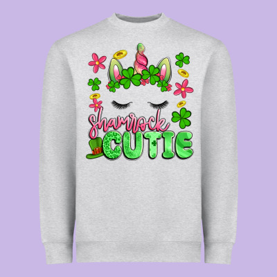 Shamrock Cutie Artiststas Heavyweight Sweatshirt Designed By Artiststas