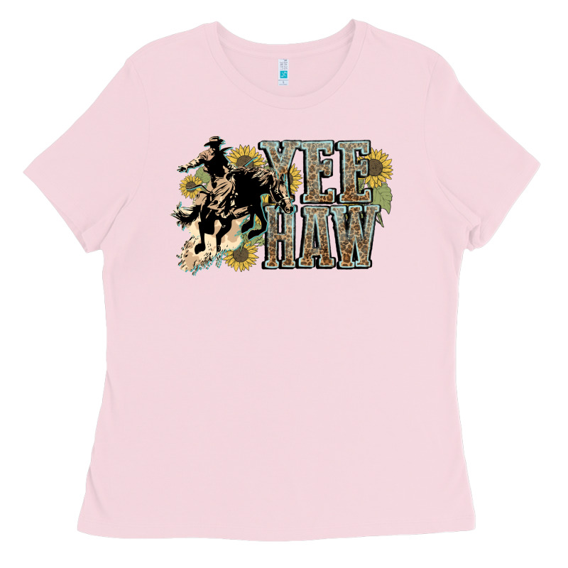 Yee Haw Cowboy Western Ladies Tee by HowdyJamesFarm | Teevron