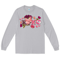 Moon Dust Chicken Valentine's Day xoxo Long Sleeve Tee - FaDigitalArtStudio