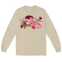 Mushroom Chicken Valentine's Day xoxo Long Sleeve Tee - FaDigitalArtStudio