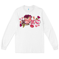 White Chicken Valentine's Day xoxo Long Sleeve Tee - FaDigitalArtStudio