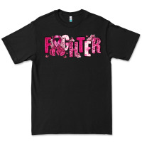 Black Fighter Breast Cancer Premium Tee - NancyCooperArtShop