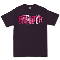 Plum Fighter Breast Cancer Premium Tee - NancyCooperArtShop