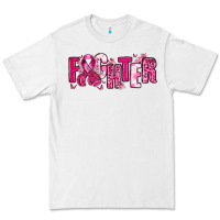White Fighter Breast Cancer Premium Tee - NancyCooperArtShop