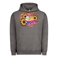 Pigment Tornado books sunflower back to school background Urban Hoodie - AdoDesignShop