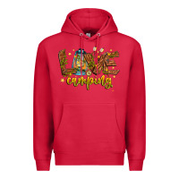Cardinal Love Camping Premium Hoodie - CowhideDigitalArt