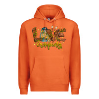 Carrot Love Camping Premium Hoodie - CowhideDigitalArt