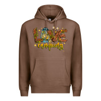 Chestnut Love Camping Premium Hoodie - CowhideDigitalArt