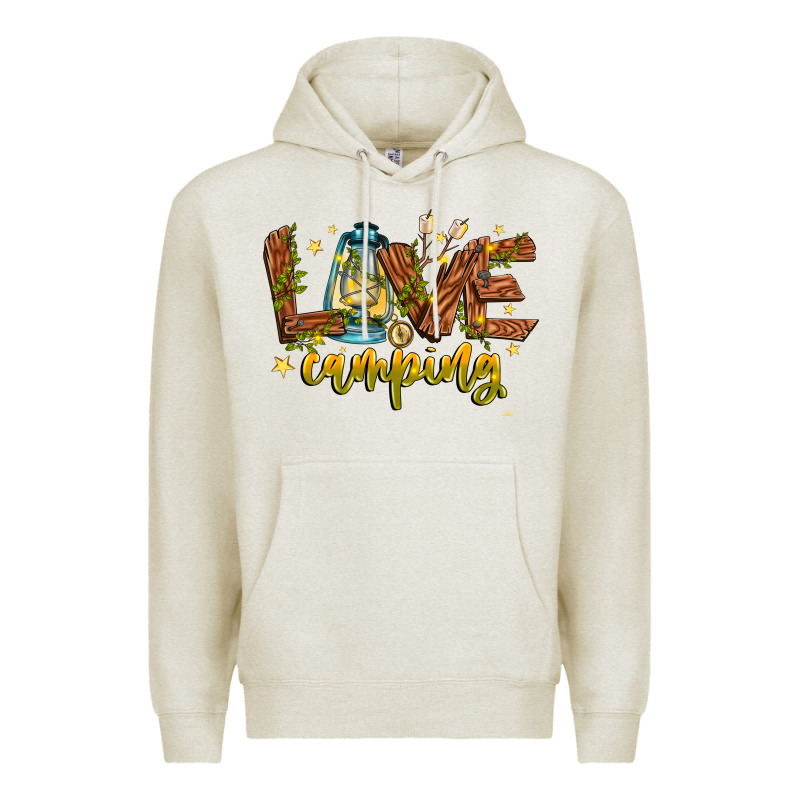 Love Camping Premium Hoodie by CowhideDigitalArt | Teevron